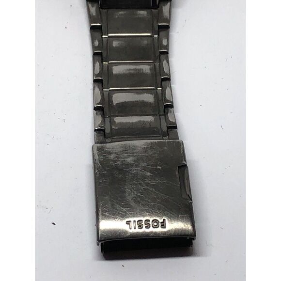 Authentic Fossil Links Watch Used Parts Crystal Case 48mm Full Band 23mm Bb516 - Picture 4 of 7